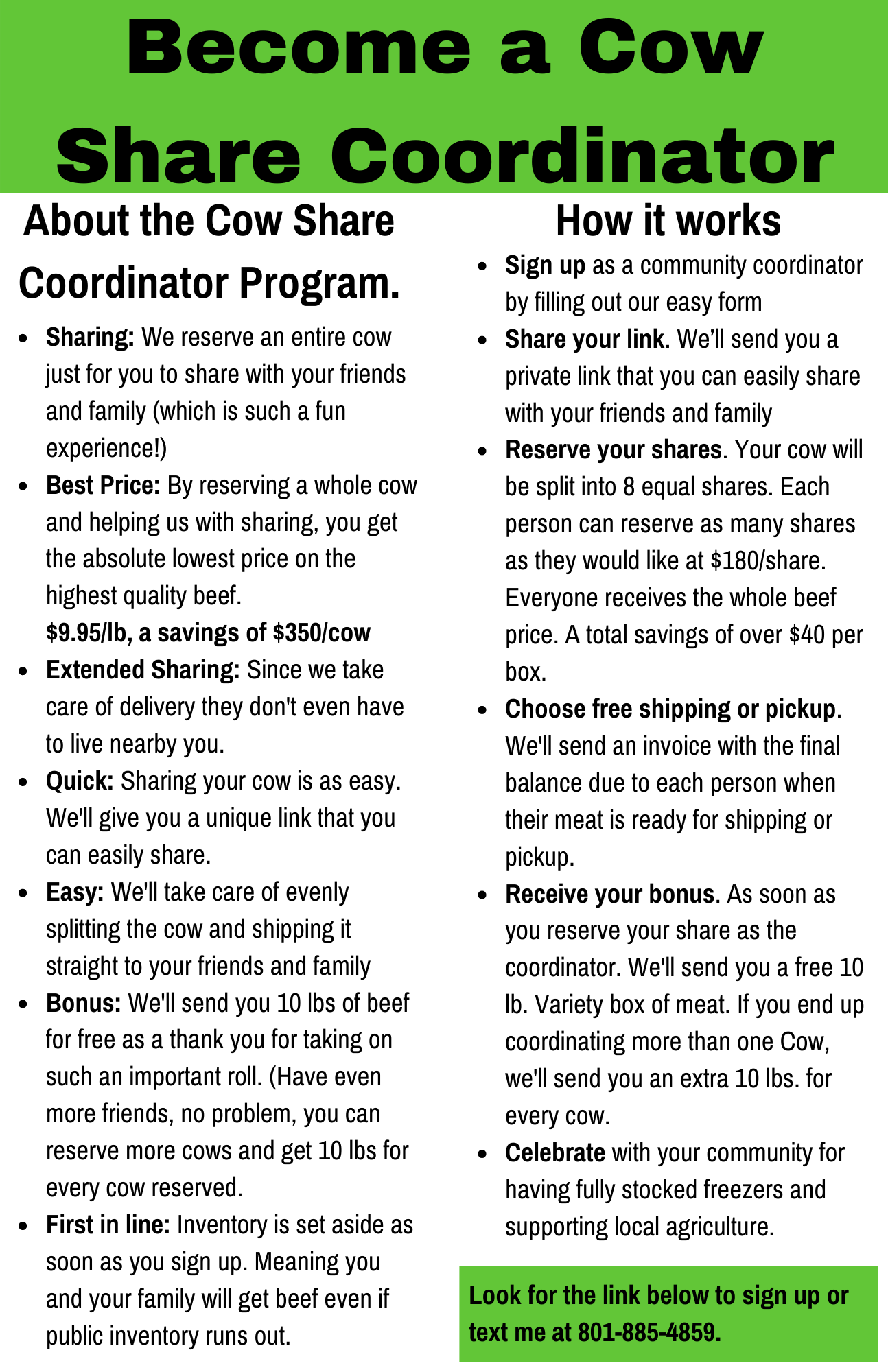 Laura's Fall 25 Cow Share Deposit-